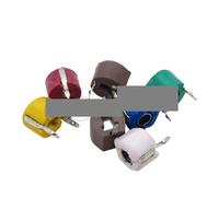 20PCS JML06-1 6mm 5PF 10PF 20PF 30PF 40PF 50PF 60PF 70PF 120PF JML06 Trimmer Adjustable Capacitor 5P 10P 20P 30P 40P 50P 60P 70P EKFBQBGW(20PF)