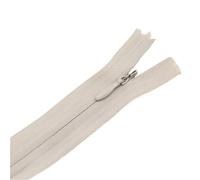 20pcs Long Black White Grey Beige Invisible Zippers DIY Nylon Coil Zipper 3# 28cm 35cm 40cm 45cm 50cm 55cm 60cm(Beige number307,Whole length 20cm)