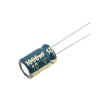 20pcs/lot 10v 1000UF Low/Impedance high frequency aluminum electrolytic capacitor size 8X10 1000UF 10v 1000uf 20% CZAOINCU