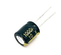 20pcs/lot 10v 1000UF Low/Impedance high frequency aluminum electrolytic capacitor size 8X9 1000UF 10v 1000uf 20% NWPNLXEA