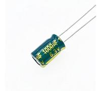 20pcs/lot 6.3v 1000uf 8 * 12 High-frequency Low-impedance High Frequency Low Impedance Aluminum Electrolytic Capacitor 1000uf 6.3v AUOQKQUT