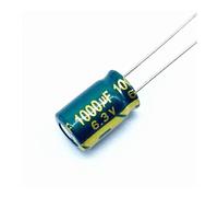 20Pcs/lot 8 * 12 High frequency low impedance High frequency low impedance Aluminum electrolytic capacitor 1000 Uf 6.3V