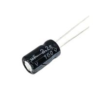 20pcs/lot BC09 160v 2.2UF aluminum electrolytic capacitor size 6 * 12 2.2UF 20% RRBXXUYN