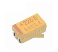 20PCS/LOT Chip Tantalum Capacitors 226E 22UF 25V C Type 6032 10% Yellow Polar Capacitors MQXFCZUX