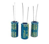 20pcs/lot H203 25V 2200UF Low ESR/Impedance high frequency aluminum electrolytic capacitor 25v2200uf size 10 * 20 2200UF25V 20% CZAOINCU