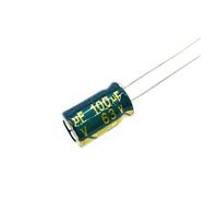 20pcs/lot High Frequency Low Impedance 63v 100UF Aluminum Electrolytic Capacitor Size 8 * 14 100UF 20% NWPNLXEA