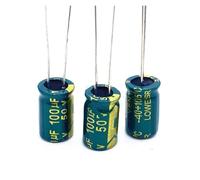 20pcs/lot P74 high frequency low impedance 50V 100UF aluminum electrolytic capacitor size 8 * 12 100UF 20% ICXLPMC