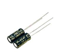 20pcs/lot S104 Low ESR/Impedance high frequency 35v 47UF aluminum electrolytic capacitor size 5 * 11 47UF35V 20% NWPNLXEA