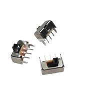 20pcs/lot SK12D07 Toggle Switch 3Pin PCB 2 Position 1P2T SPDT Miniature Slide Switch Side Knob SK12D07VG4