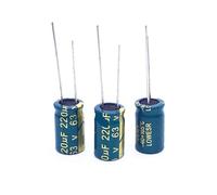 20pcs/lot T06 high frequency low impedance 63v 220UF aluminum electrolytic capacitor size 10 * 17 220UF 20% NWPNLXEA
