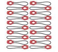 20pcs Luminous Zipper Pulls per tpu Glow Rope for Bags 20pcs(Red) | per tpu material, flexible, glow green night, easy find keys, backpack luggage repair