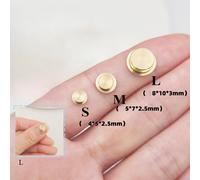 20pcs Mini Metallo Rotante Cuscinetto Accessorio DIY 3D Nail Art 360 Gradi