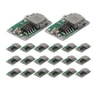 20pcs Mini360 DC-DC Converter 3A Step Down Module 4.75V-23V a 1V-17V Alimentatore Regolabile per Arduino LED progetti fai da te