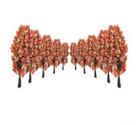 20Pcs Miniature Trees 8.5cm for Diorama Scenery | 20-piece set, 8.5cm height, plastic resin mix, safe materials, train layout essential