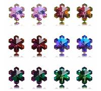 20pcs Multi Forma Ciondolo Cristallo Cuore Perlina Vetro Gemma Fai Collana Fare