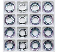 20pcs Multi Forma Ciondolo Cristallo Cuore Perlina Vetro Gemma Fai Collana Fare