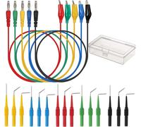 20Pcs Multimetro Isolato Sonda per Test Puntali per Multimetro 4 Mm Connettore a