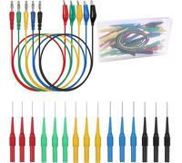 20Pcs Multimetro Isolato Sonda per Test Puntali per Multimetro 4 Mm Connettore a