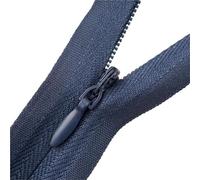 20Pcs Nylon Invisible Zipper Coil Bulk #3 Zippers for Tailor DIY Sewing Garment Home Textile 30 Colors 15/28/35/40/45/50/60cm(Dark blue,Full length 55cm)
