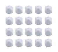 20pcs Ottagonale Resina Perle Per Bracciale Collana Gioielli Il Distanziatore Geometrico 14 Mm Per Fabbricazione di Componenti Bracciali Artigianali