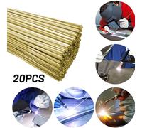 20pcs Ottone Saldatura Filo Brasatura Bacchette Basso Temperatura Set 1.6 250mm
