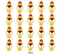 20pcs/pacco capezzoli di pollo automatico capezzoli di pollame anatra che beve bere (4 tubo (tubo da 20 mm di diametro))