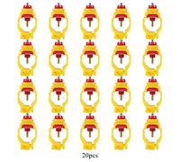 20pcs/pacco capezzoli di pollo automatico capezzoli di pollame anatra che beve bere (Tubo a 6 pezzi (tubo da 25 mm di diametro))