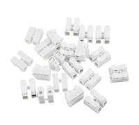 20Pcs per ch2 Spring Wire Connector 22AWG-12AWG Fast 20Pcs per | Fast push-in design, connects in seconds, no screws required, safe 220V 1A rating, replaces tape