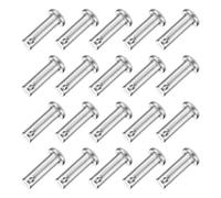 20Pcs per M6 x 20mm Perno a Forcella Testa Piatta Acciaio Inox 304