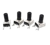 20PCS Potenziometro Rv09 0932 Kit potenziometri con tenuta resistore regolabile orizzontale Albero da 12,5 mm 2k 5k 10k 50k 100k 200K 500K(5K Ohm)