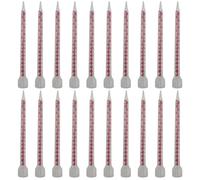 20Pcs Professionale Statics Ugello di Miscelazione Statica Tubo di Miscelazione Adesivi Ugelli Mixer per Iniezioni Cartucce Miscelatore Statico