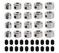 20pcs RC Aereo Aereo Atterraggio Ruota Ruota Arresto Collare Rame Placcato M2 M2.5 M3 M4 M5 Landing Gear Stopper RC Airplane Ricambio Accessori