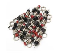 20Pcs Red Mini Microswitch Push Button Momentary on Off 125V