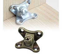 20PCS Removable Combination Butterfly Corner Code, Metal Brackets Corner Brace for Wood Furniture Fixing (B-Green And Patina)