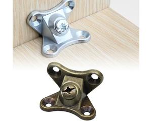 20PCS Removable Combination Butterfly Corner Code, Metal Brackets Corner Brace for Wood Furniture Fixing (B-Green And Patina)