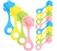 20Pcs Reusable Silicone Straw Plugs with Adorable Design for Travel Use