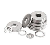 20PCS Rondelle Piatte Rondella In Acciaio Inox 304 Guarnizioni Piatte Pad M3 M4 M5 M6 M8 M10 M12 M14 M16 M18 M20 Spessore(M6x10x1mm)