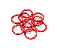 20pcs rosso VMQ O-ring spessore 3mm od 25mm Guarnizione per sigillatura dell'anello in gomma rispettoso dell'ambiente, 25x19x3mm