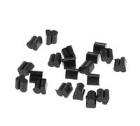 20pcs rotore valvola in gomma paraurti stop corno francese trombone tuba set nero 4 mm diametro cuscinetti in silicone