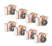 20pcs Scatoline Portaconfetti per bomboniere battesimo maschio/ragazza, 8 x 3 x 5 cm Oro rosa Confezione di Caramelle con Bussola e cartellini Kraft per Matrimonio, Anniversario, Laurea, Festa