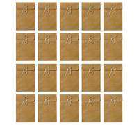 20pcs/set Winvelopes Invito Invito Buste Cartoline Winvelope Carta File Brown Card Winvel Con Chiusura Del Pulsante Stringa