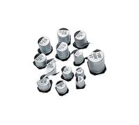 20pcs SMD 50V 35V 25V 16V 10V 100UF 220UF 47UF 33UF 22UF 10UF 4.7UF 2.2UF 1UF Aluminum Electrolytic Capacitor MQXFCZUX(50V 22UF)