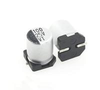 20PCS SMD Aluminum Electrolytic Capacitor 25V100UF 6.3 * 7.7mm 100UF/25V PKNVKZIDK