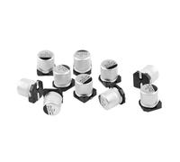 20Pcs SMD Capacitor 6.3x5.4mm Aluminum Electrolytic Capacitors 6.3V220UF 10V100UF 10V220UF 16V47UF 16V100UF 25V33UF 25V47UF AUOQKQUT(6.3V220UF 6.3x5.4)