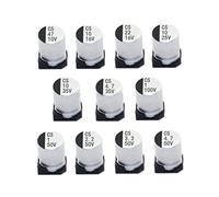 20pcs SMD condensatore elettrolitico in alluminio 10V 16V 25V 35V 50V 1UF 2.2UF 4.7UF 10UF 22UF 47UF 100UF Elementi di accumulo di energia (Size : 35V 4.7UF 4X5.4)