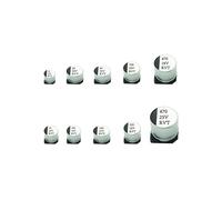 20PCS SMD Electrolytic Capacitor 6.3v 10v 16v 25v 35V 50V 0.1 1 2.2 3.3 4.7UF 10UF 22UF 33UF 47UF100UF 220UF 330UF 470UF 1000UF MQXFCZUX(10V100UF 5X5.4)