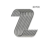 20pcs Stainless Steel Hooks with Sharp Tip for Butcher Shop for Kitchen Hot And Cold Smoking Practical Hook Drop Shipping Tw