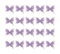 20Pcs Strass Farfalla Cucire Su Patch Abito Da Sposa Ricamo Appliques Per Il Cucito Artigianale Abbigliamento Accessori Per Capelli Farfalla Applique Per