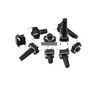 20pcs Tactile Tact Push Button Momentary Switch Self-reset DIP Switches 6x6x4.3/5.5/6/7/8/9/10/11/12/13/14/15mm 6x6mm MQXFCZUX(6x6x8mm 20pcs)