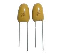 20pcs Tantalum capacitor 4.7uF 50V 475 Brand 50V4.7uF DIP Radial CZAOINCU